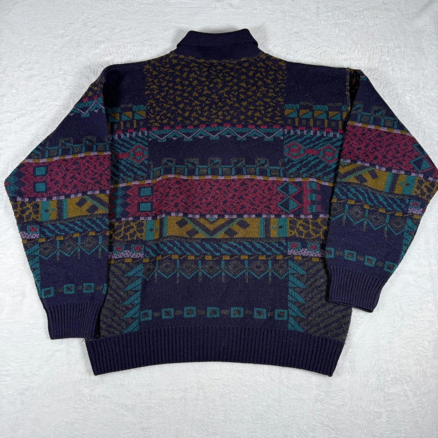 Jockey Vintage Collared Sweater 80s 90s