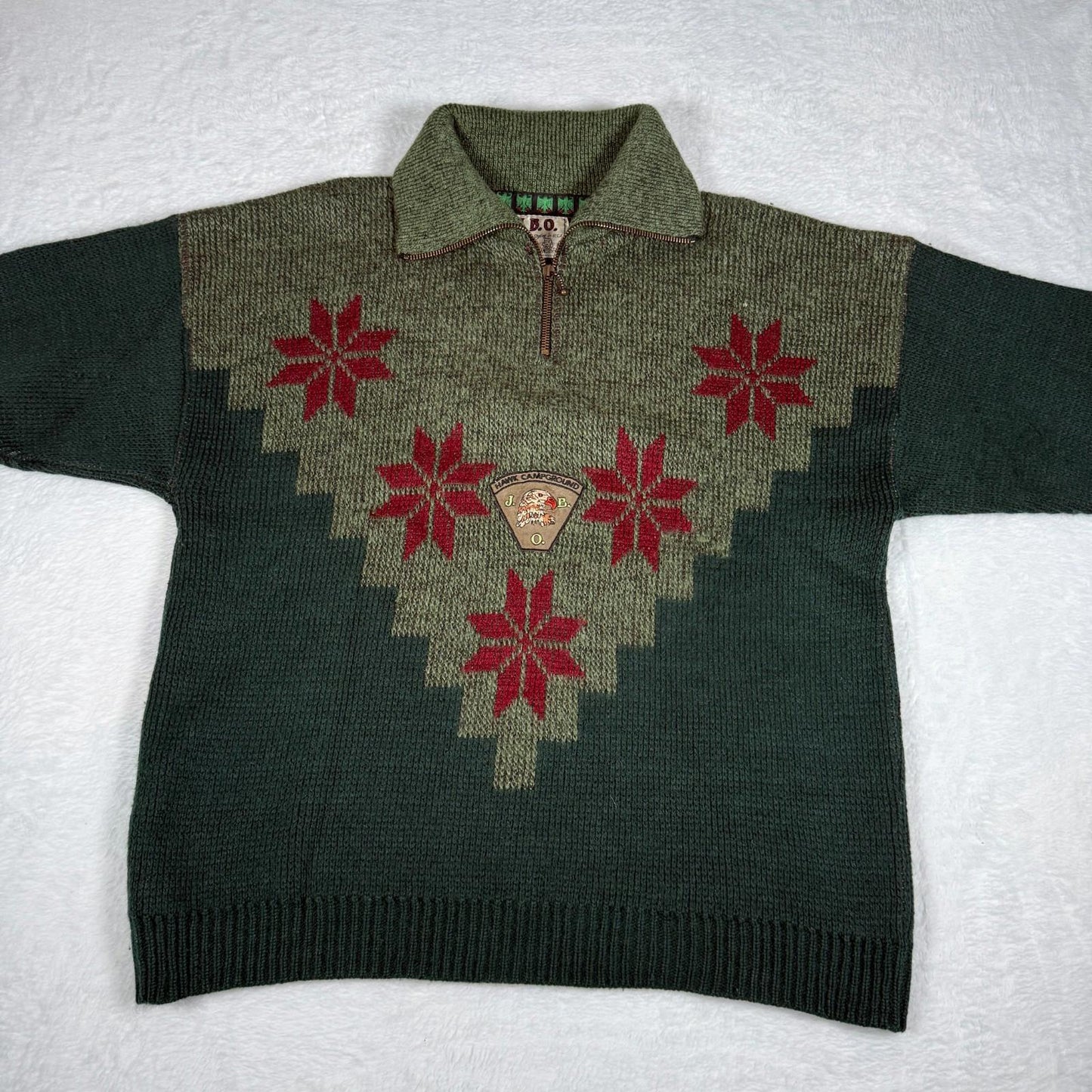 Vintage JBO Mens Jumper 1/4 Zip