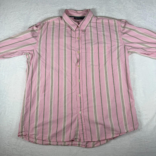 Industrial Exchange Vintage Shirt XXL Pink Striped
