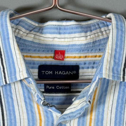 Tom Hagan Stripped Shirt Large
