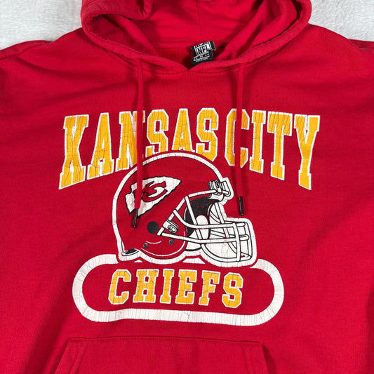 Vintage Kansas City Chiefs NFL Hoodie Red