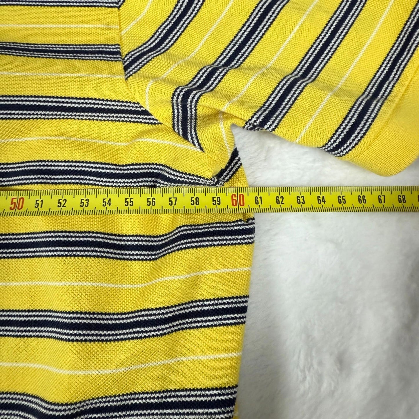 Vintage Ralph Lauren Polo Yellow Striped XL