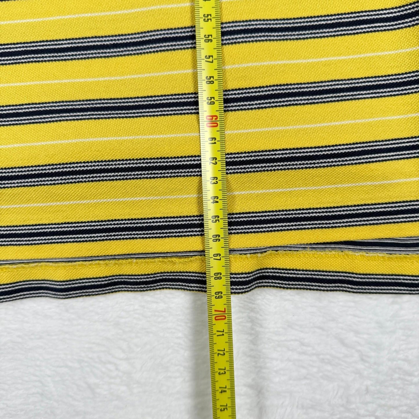 Vintage Ralph Lauren Polo Yellow Striped XL