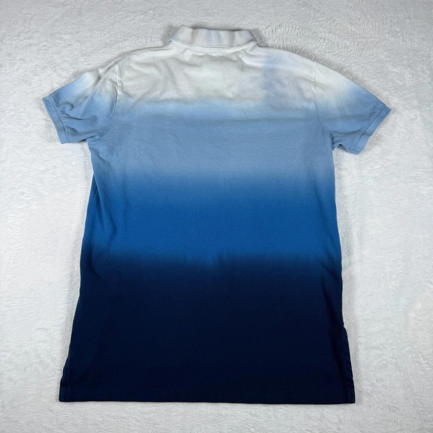 Ralph Lauren Polo Shirt Gradient Blue White Ombre
