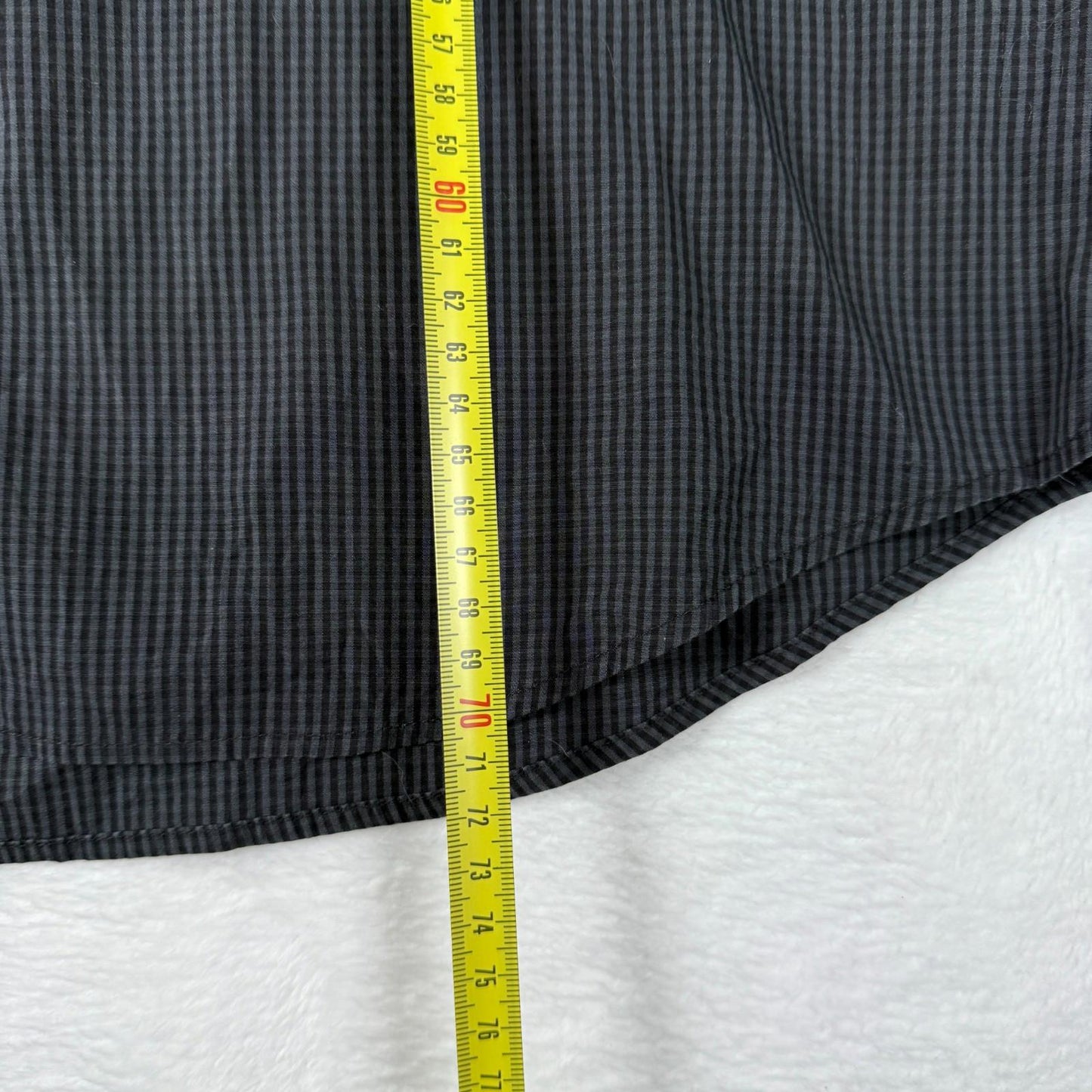 Calvin Klein Shirt Black Striped Slim Fit Men’s Large Long Sleeve - Good