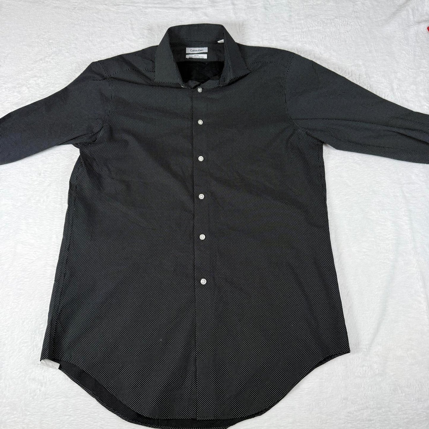 Mens Calvin Klein Shirt Black Slim Fit