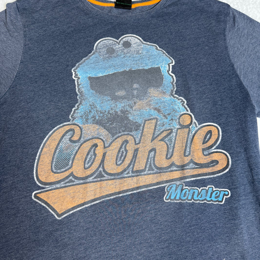 Cookie Monster Vintage T-Shirt Blue