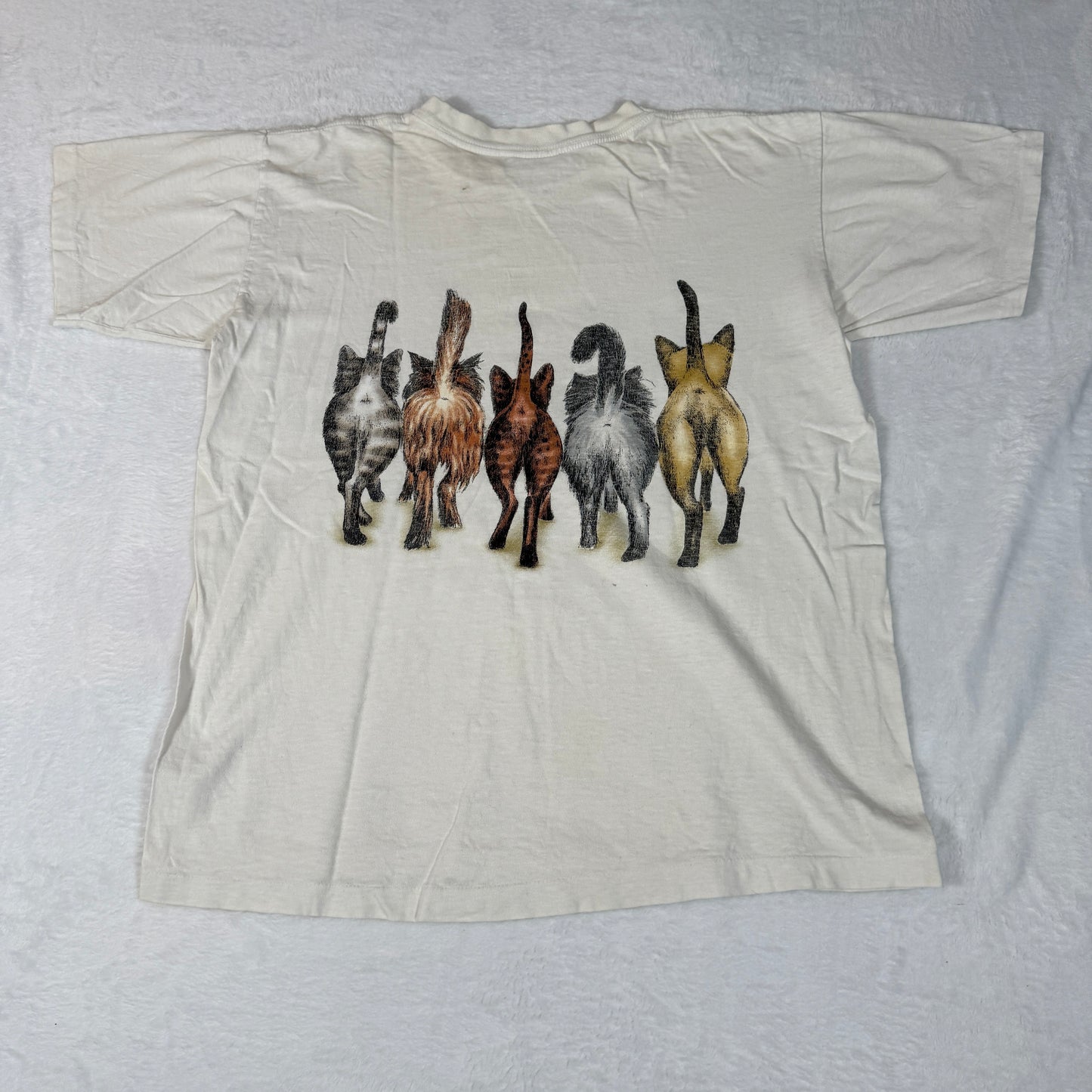 Prints of Tails Vintage Cat T-Shirt