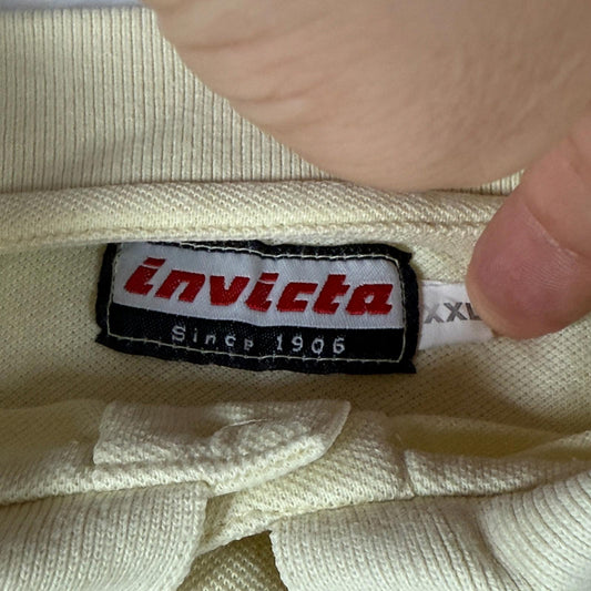 Invicta Polo Shirt Yellow Mens XXL Short Sleeve