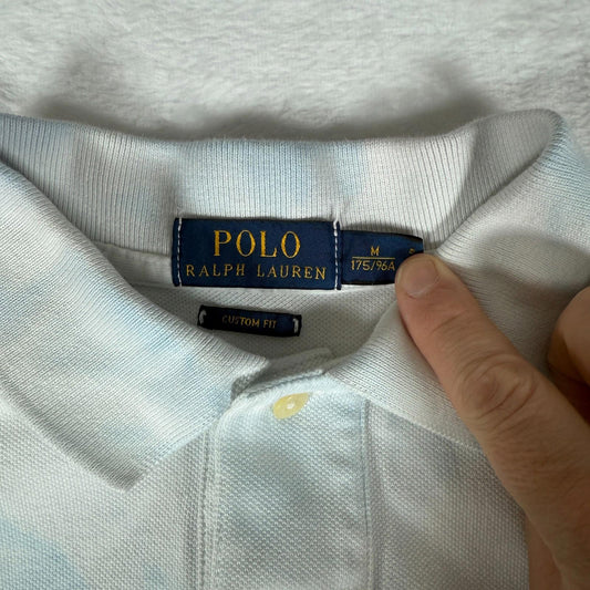 Ralph Lauren Polo Shirt Gradient Blue White Ombre