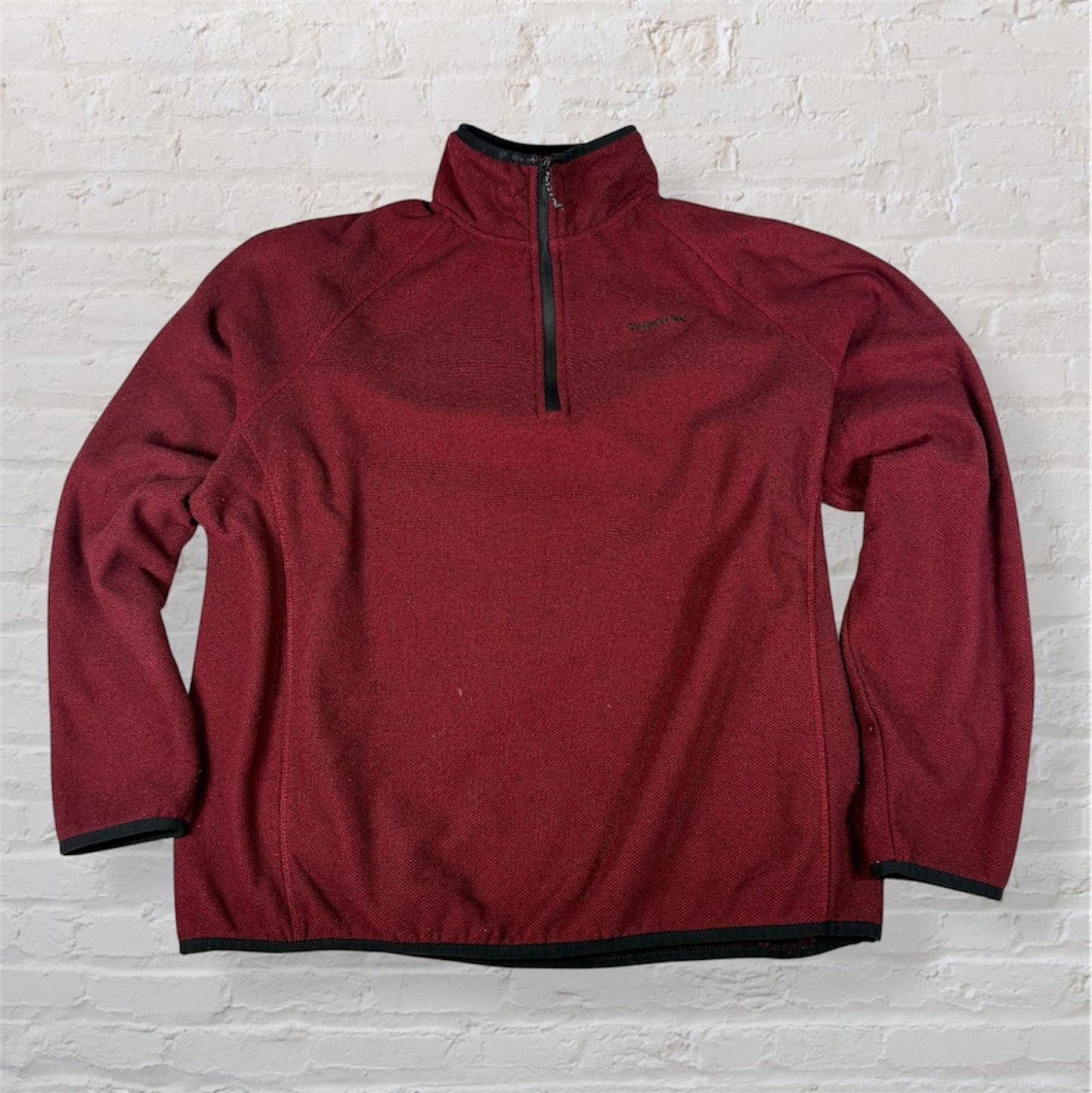 Craghoppers Mens 1/4 Zip Fleece Jumper Red XL