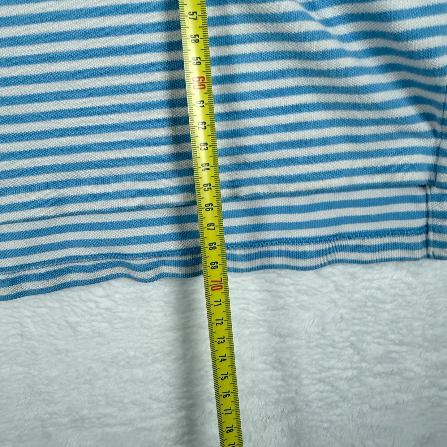 Vintage Ralph Lauren Polo Blue White Stripes