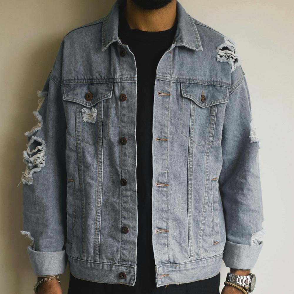 Vintage retro mens coats jackets faded fits