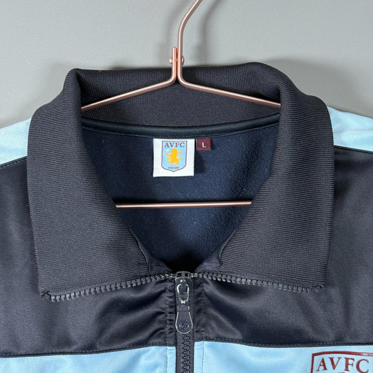 Aston Villa Official Track Top Blue Navy Large