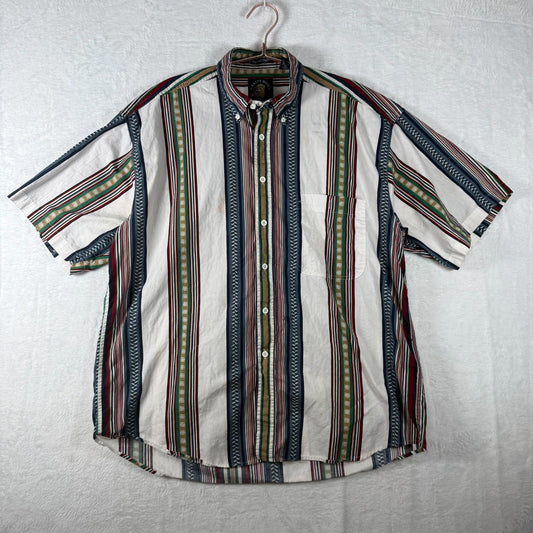 Salty Dog Short Sleeve Striped Shirt Vintage Style