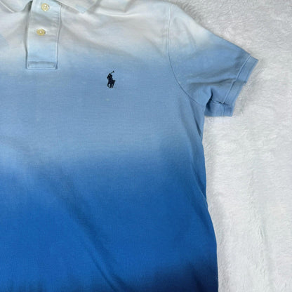 Ralph Lauren Polo Shirt Gradient Blue White Ombre