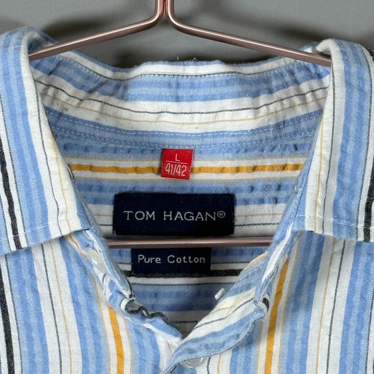 Tom Hagan Stripped Shirt Large