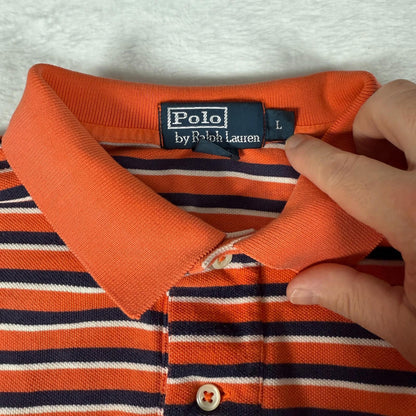 Vintage Ralph Lauren Polo Shirt Large Orange
