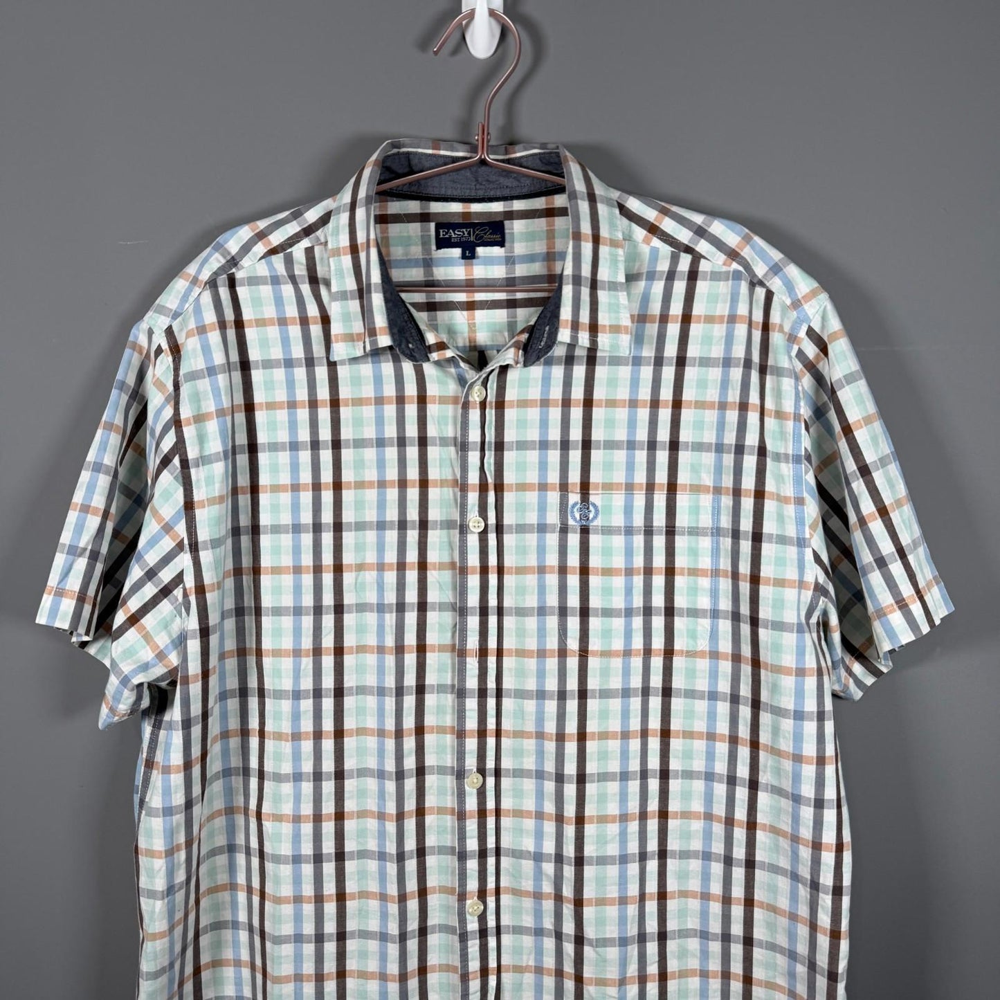 Easy Short Sleeved Shirt Checked