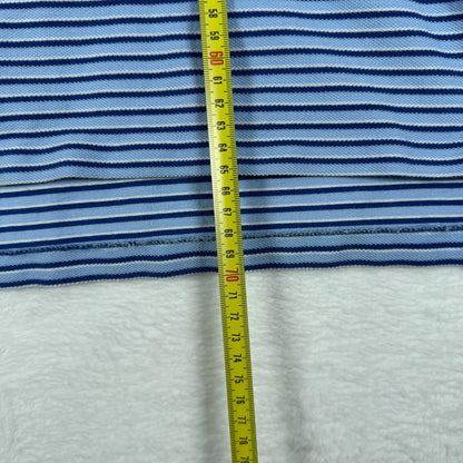 Vintage Ralph Lauren Polo Shirt Blue Black Stripe