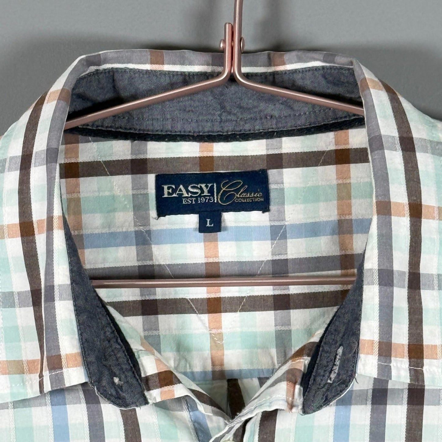 Easy Short Sleeved Shirt Checked