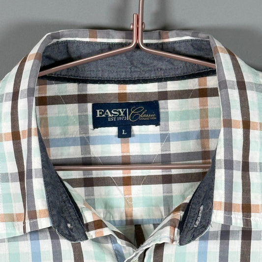 Easy Short Sleeved Shirt Checked