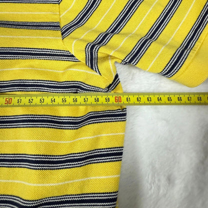 Vintage Ralph Lauren Polo Yellow Striped XL