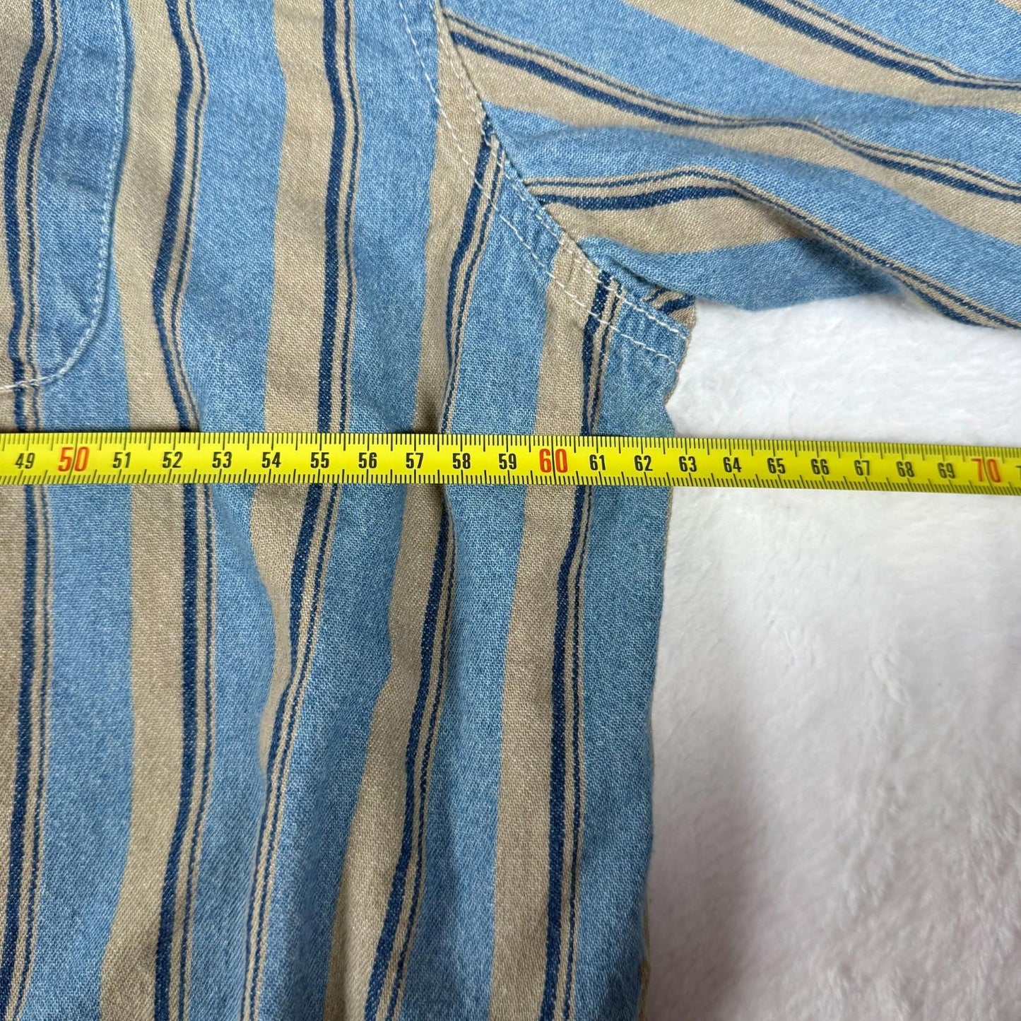 Basic Editions Vintage Shirt Striped Tall Man