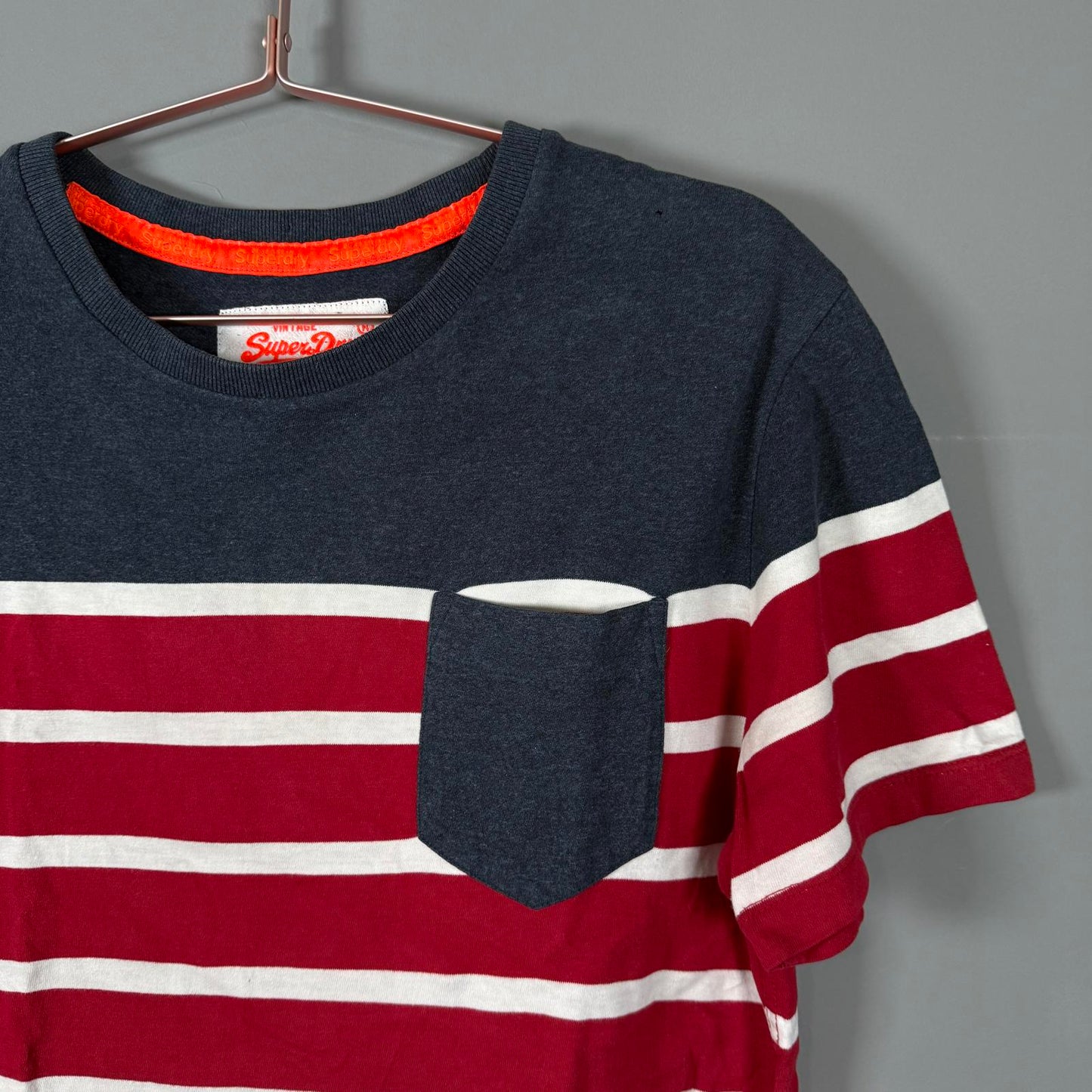 Superdry Striped T-Shirt Medium