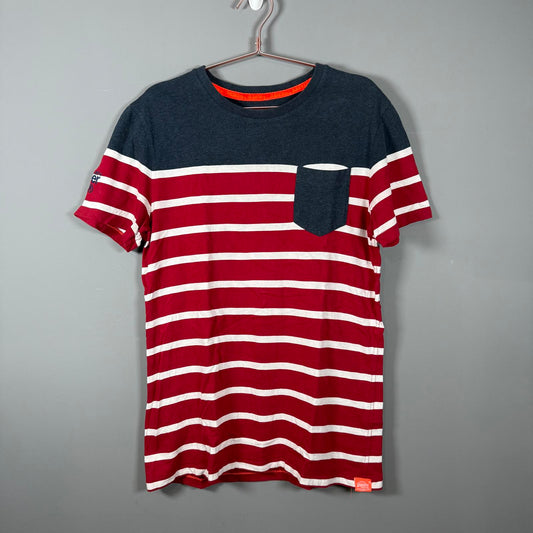 Superdry Striped T-Shirt Medium