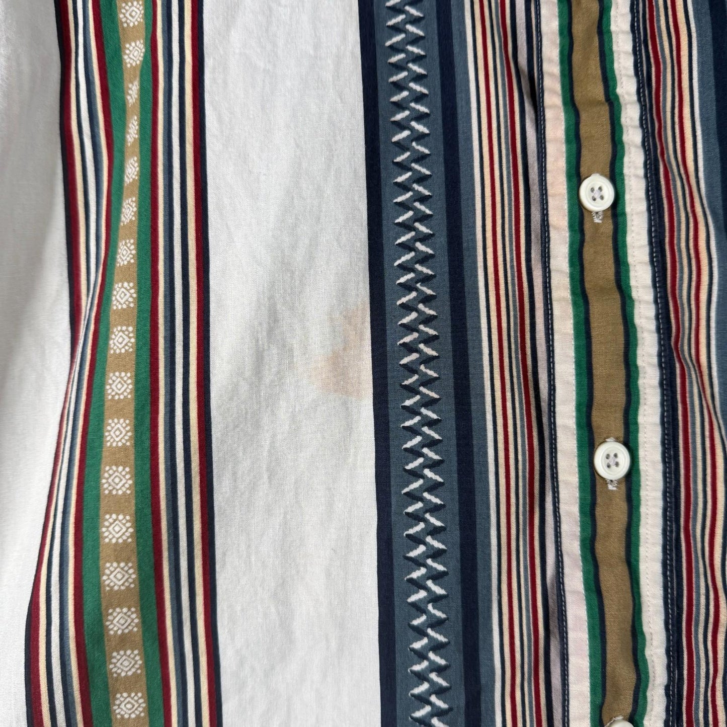 Salty Dog Short Sleeve Striped Shirt Vintage Style
