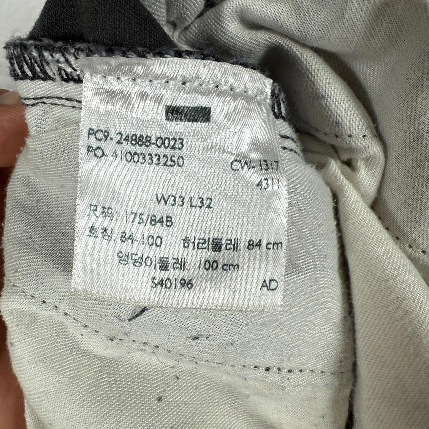 Levis Strauss Chinos Grey W33 L32