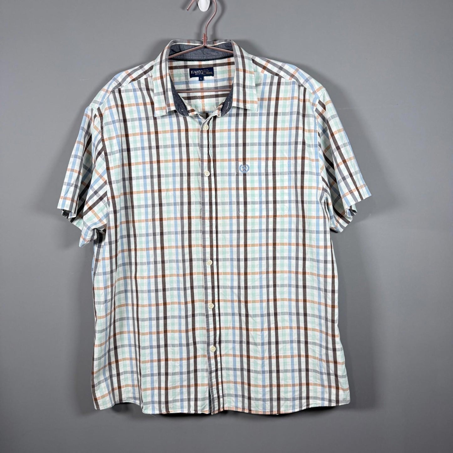Easy Short Sleeved Shirt Checked