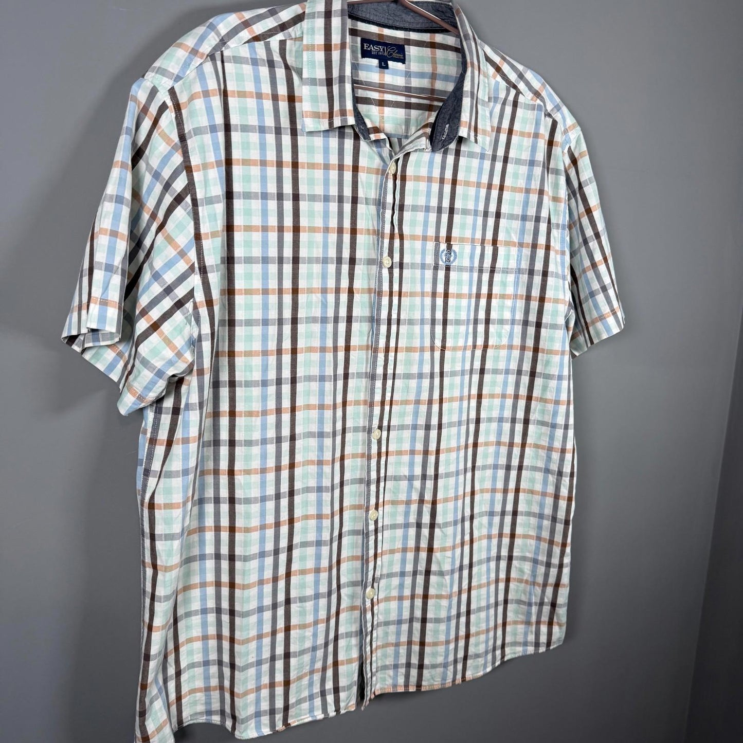 Easy Short Sleeved Shirt Checked