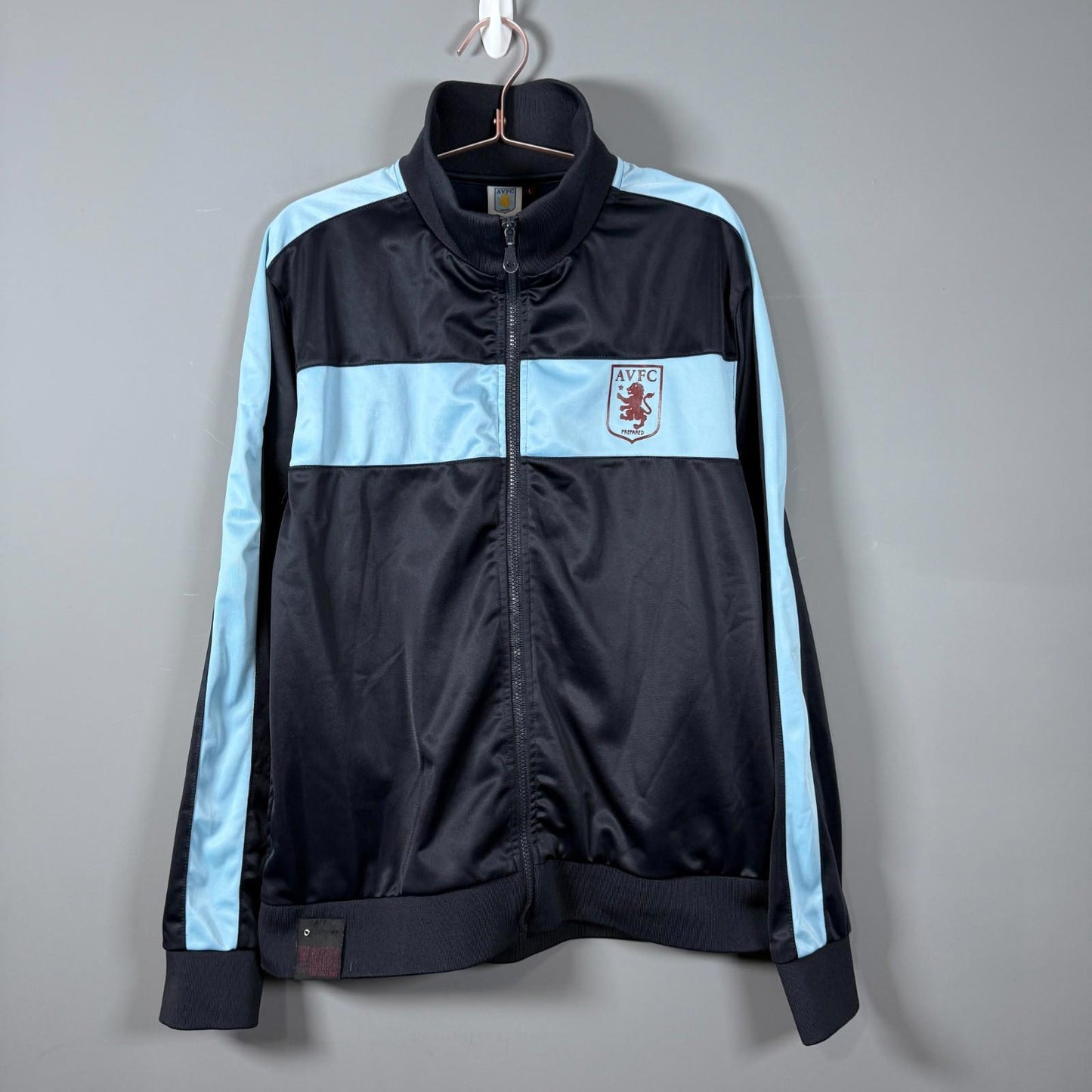 Aston Villa Official Track Top Blue Navy Large