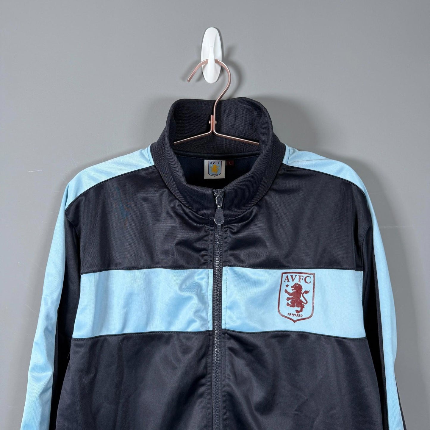 Aston Villa Official Track Top Blue Navy Large