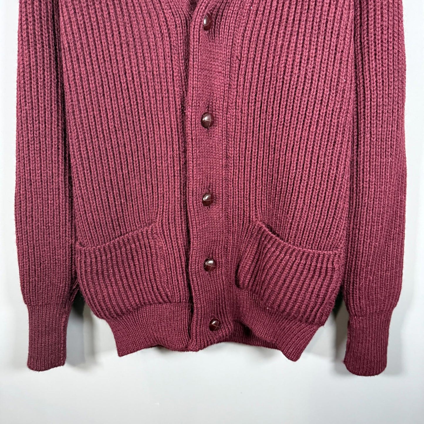 Peter Christian Wine Shawl Neck Cardigan Men’s Medium