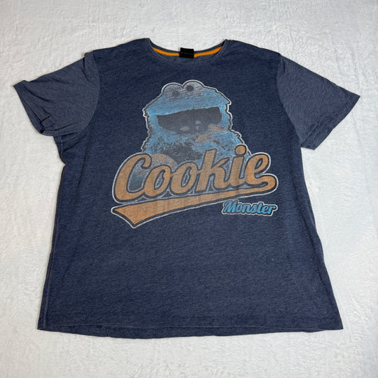 Cookie Monster Vintage T-Shirt Blue