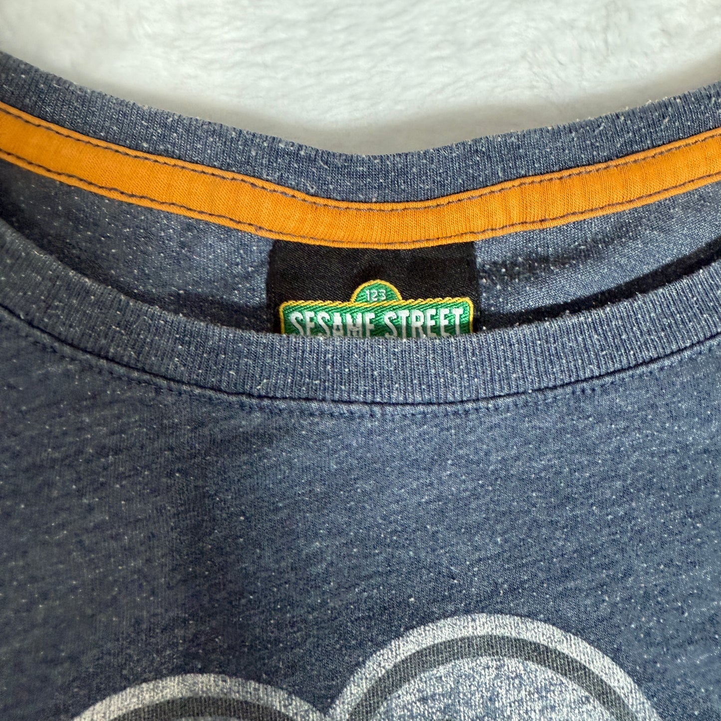 Cookie Monster Vintage T-Shirt Blue