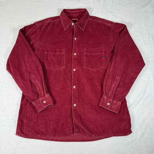 Vintage Replay Corduroy Long Sleeved Shirt