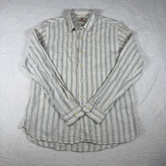 Vintage Timberland White Long Sleeve Shirt