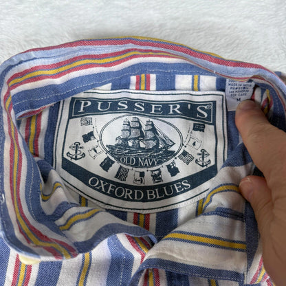 Pusser’s Oxford Blues Vintage Striped Shirt