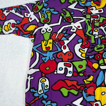 Loud Originals Shirt XL Bold Abstract 90s Style