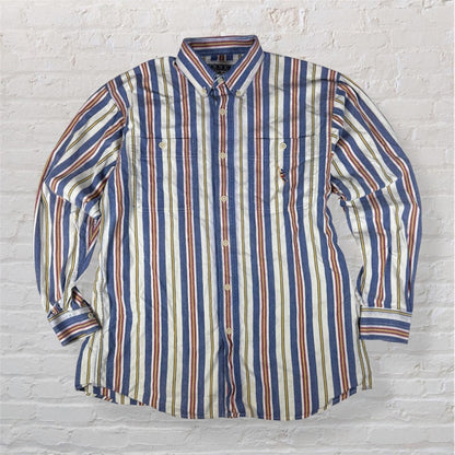 Pusser’s Oxford Blues Vintage Striped Shirt