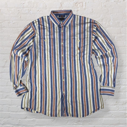 Pusser’s Oxford Blues Vintage Striped Shirt