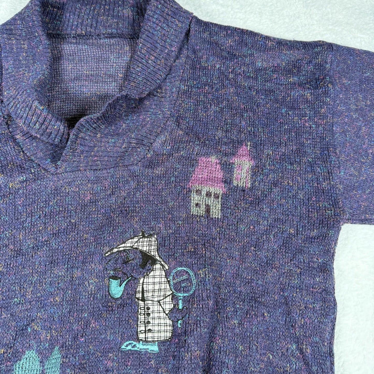 Vintage 80s 90s Italian Knit Top Large