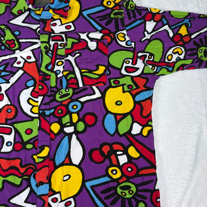 Loud Originals Shirt XL Bold Abstract 90s Style