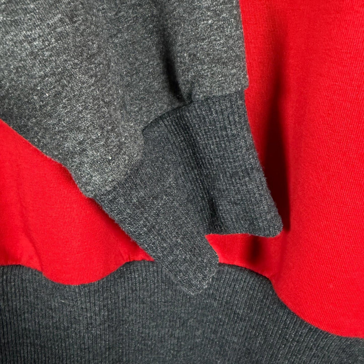 Vintage Fila Sweatshirt Grey Red White Logo