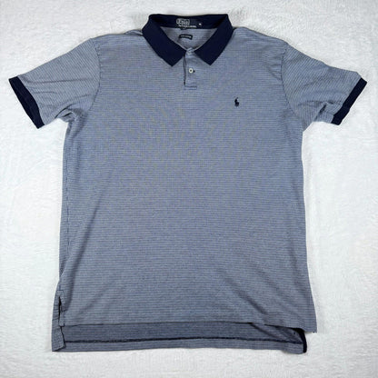 Vintage Polo Ralph Lauren Polo Navy Collar Blue Check