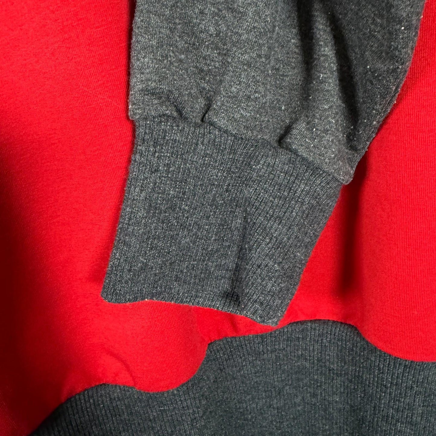 Vintage Fila Sweatshirt Grey Red White Logo